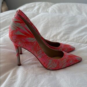 Sam Edelman Vibrant Pink and Gray Heels